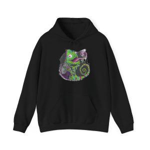 Stoner Chameleon Unisex Hooded Sweatshirt