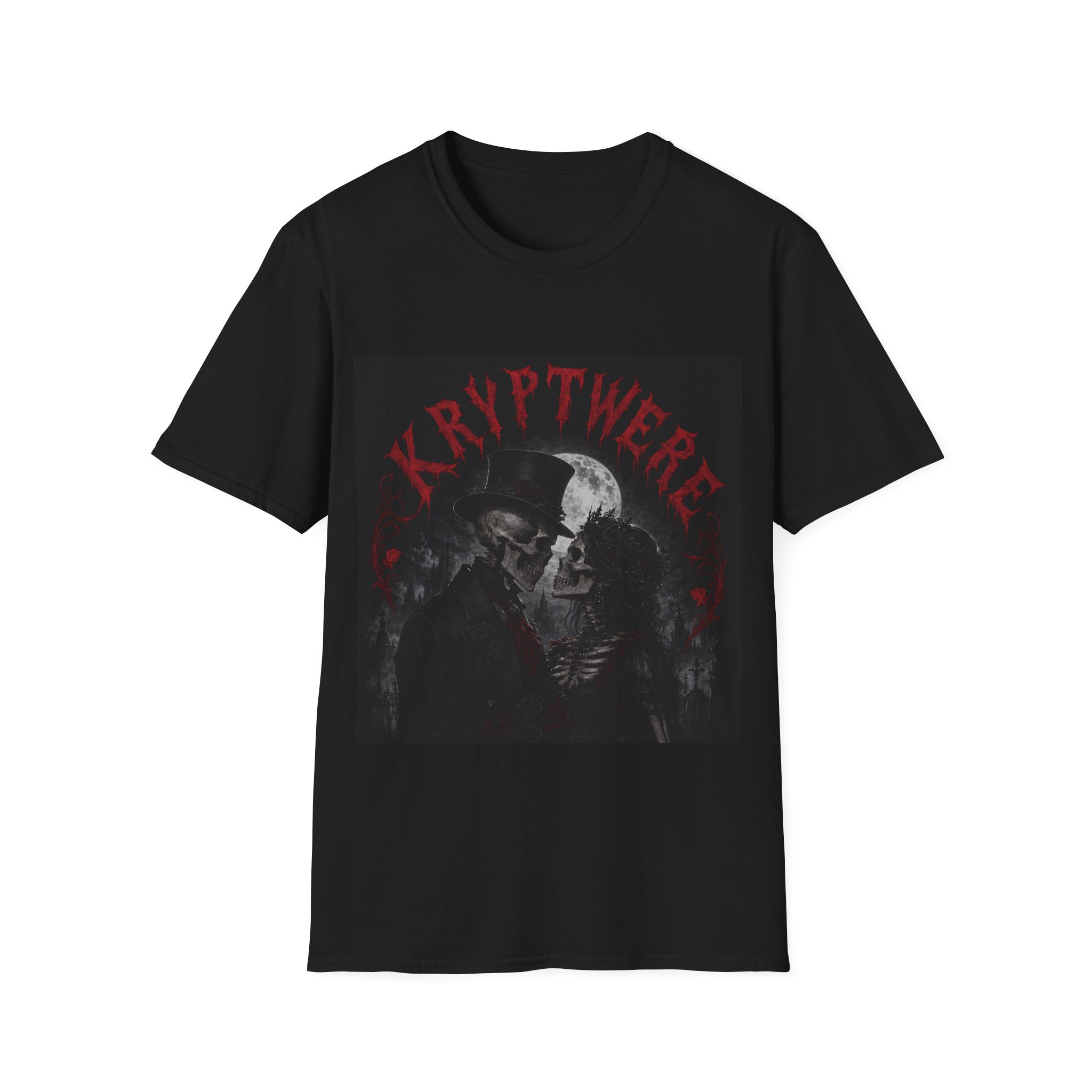 Kryptwere Skull Kiss Graphic T-Shirt
